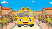 Edewcate english rhymes | Wheels on the Bus go Round and Round Nursery Rhyme