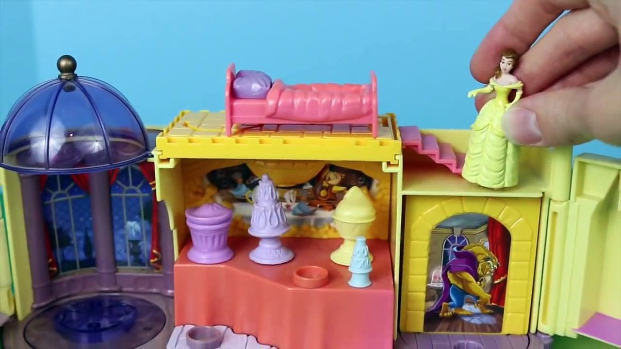 polly pocket beauty and the beast castle
