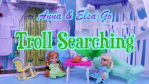 Frozen Kids Elsa & Anna Surprise Eggs Hunt Petite Surprise Trolls Dolls Rock Lego Duplo Spiderman