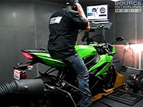 Vance and Hines CS-One Slip-on Exhaust and Fuelpak on a 2009 Kawasaki ZX-6R