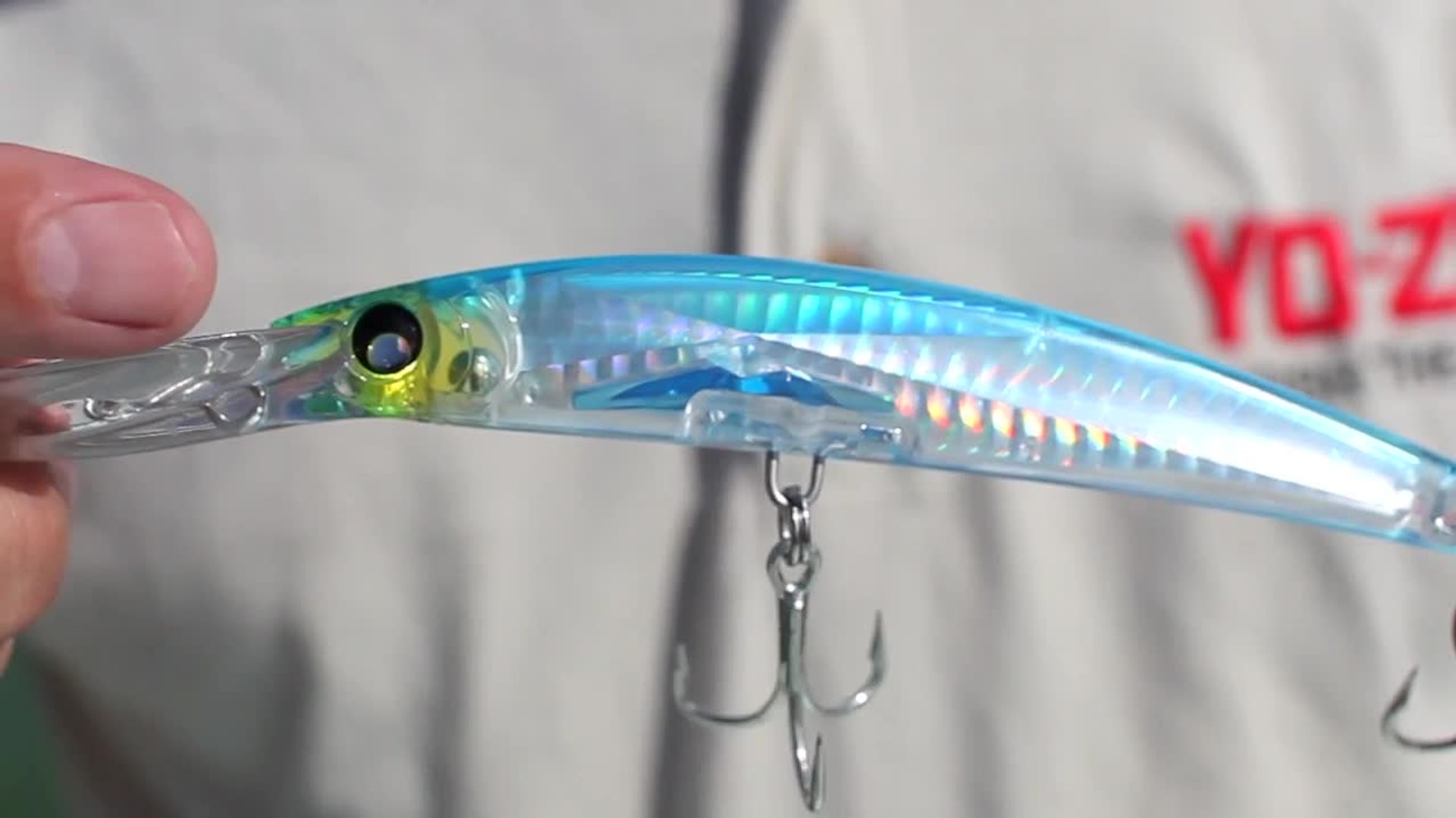 Yo-Zuri Lures - Crystal 3D Minnows - Deep Diving Lures - video