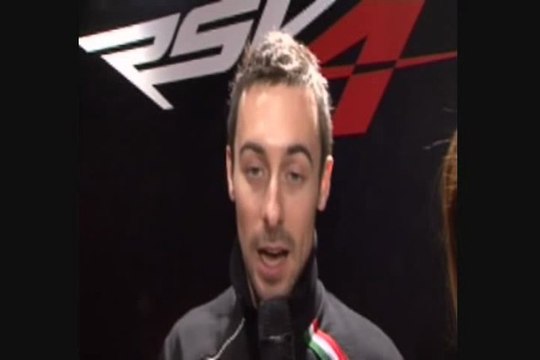 2012 Aprilia WSBK Team Intro - Eugene Laverty Interview
