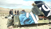 Crash Scene Of Virgin Galactic's SpaceShipTwo In Mojave, CA