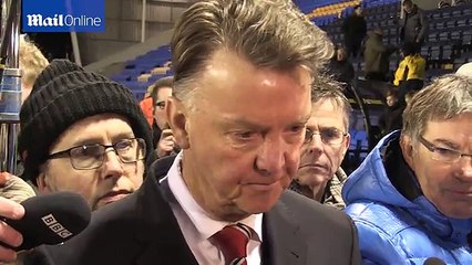 Van Gaal reflects on Man United's 0-3 win against Shrewsbury
