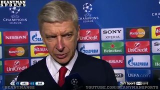 Arsenal 0-2 Barcelona - Arsene Wenger Post Match Interview