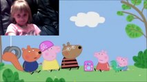 Peppa Pig listens to REAL grow up music reaction