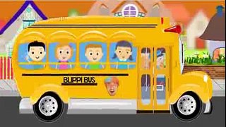 Wheels On The Bus Blippi Nursery Rhymes  Songs for Kids