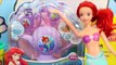 Frozen Play Doh Little Mermaid Ariel Tea Party Elsa Mermaid Barbie Doll Playdough Food DisneyCarToys