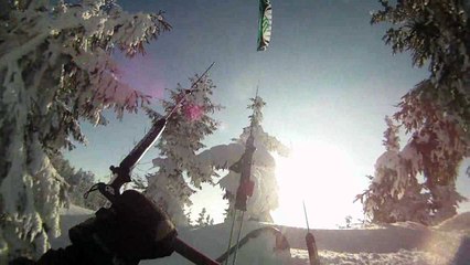 Crazy Snowkiting