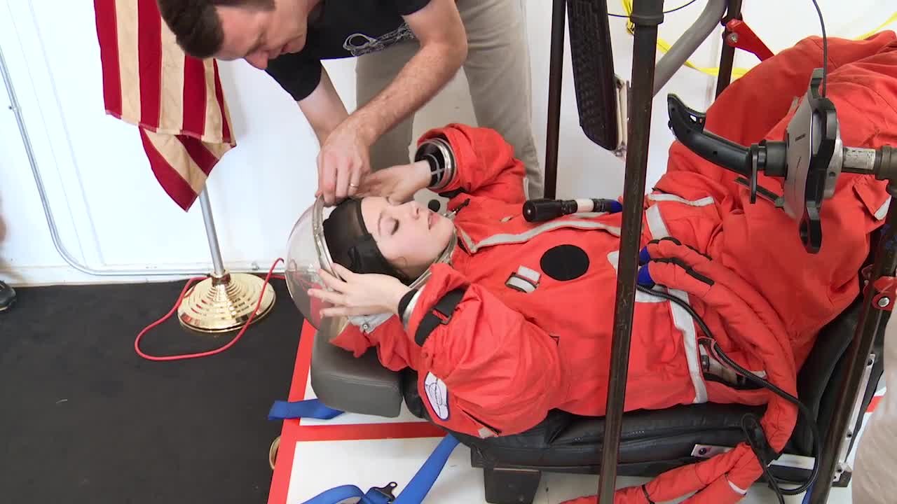 Inside A Pressurized Space Suit