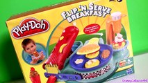 Play Doh Flip n Serve Breakfast Waffles Pancakes Bacon Smoothies Play Dough Cocina para Desayuno