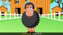 Edewcate english rhymes - Baa Baa black sheep nursery rhyme with lyrics