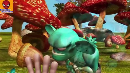 Семья пальчиков 3D | ЛЕСНЫЕ МОНСТРИКИ | Forest Monsters Finger Family 3D in Russian