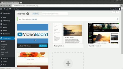 WordPress Video Theme Installation