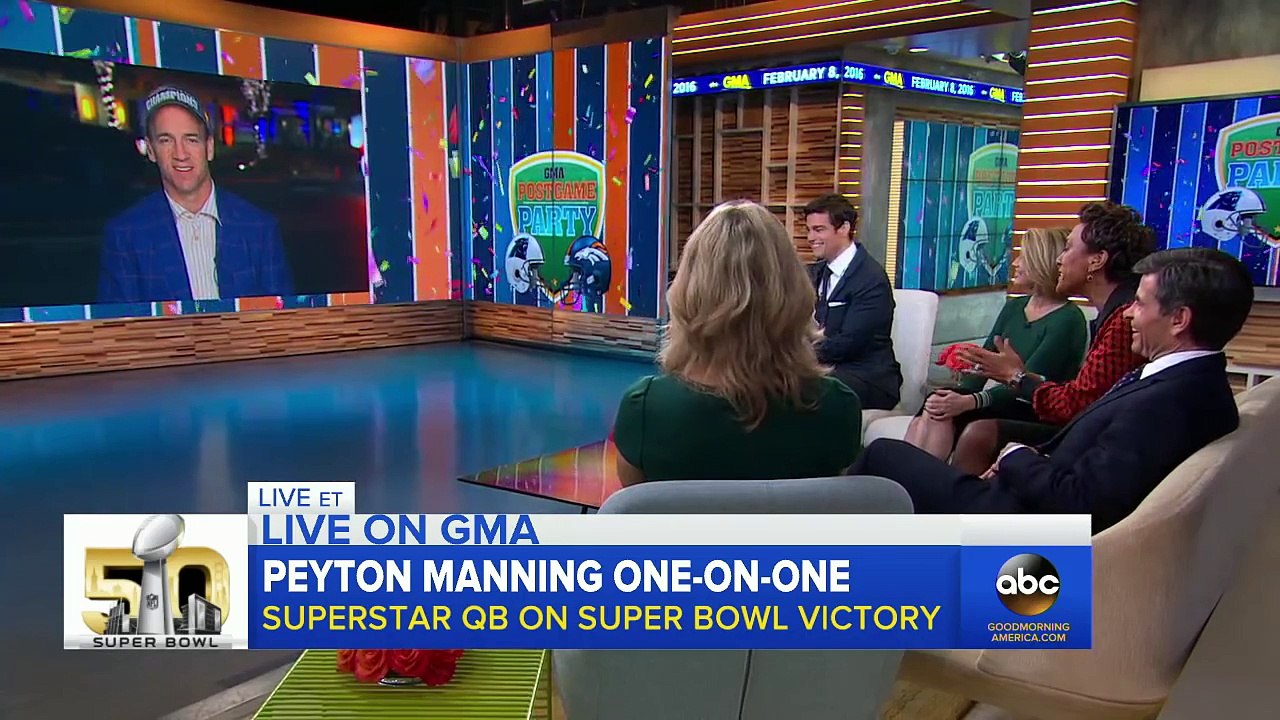 Peyton Manning Describes Super Bowl 50 Victory