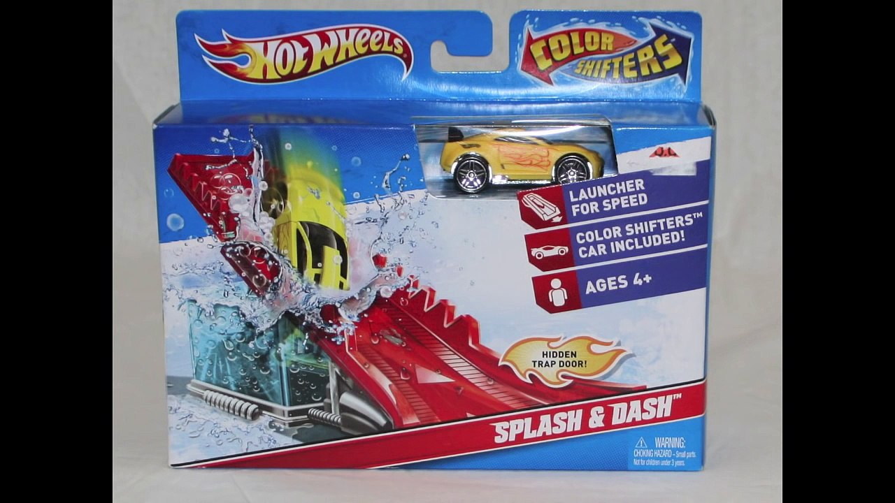 Hot Wheels Color Shifters Splash & Dash Color Changing Cars Playset Colour Shifter Car