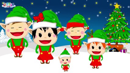 Elf Finger Family Nursery Rhyme - Christmas Finger Family