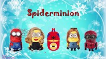AMAZING SPIDERMinions | Finger Family Song | Spiderman Disneys Minions Superheroes Finger Family
