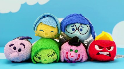 Inside Out Tsum Tsums Full Set Disney Pixar Plush Toy Review. DisneyToysFan.