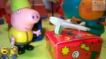 День рождения Джорджа Свинка Пеппа и Миньоны Мультфильм для детей Peppa Pig Minions Bals Игрушки