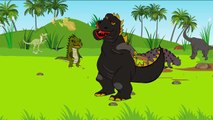 Finger Family Epic Battles Crazy Dinosaur Vs Pac Monster | Finger Family Nursery Rhymes