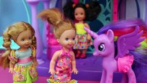 Frozen Kids ROLLER COASTER My Little Pony Dream Barbie Dolls Amusement Park Elsa Anna DisneyCarToys