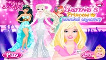 Barbie Princess Model Agency - Disney Elsa , Ariel and Jasmine Dress Up Game HD