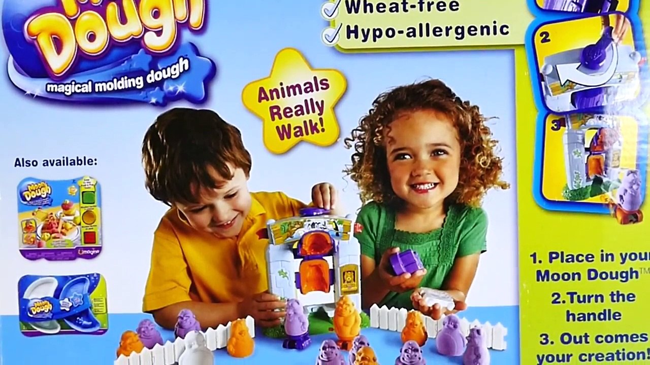 MOON DOUGH Magic Zoo Umagine Toys Molds DCTC Review Works With Play Doh