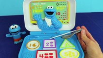 Cookie Monster Learn and Crunch Lunchbox Sesame Street Cookie Monster Toy Count N Crunch