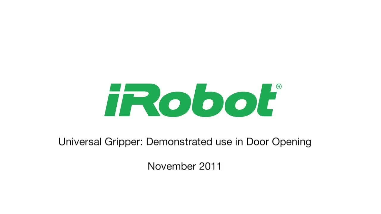 Jamming Gripper opening a door
