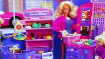 Barbie 1990s So Much To Do Supermarket Play Set GIANT Barbie Grocery Store   Frozen Elsa & Spiderman