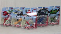 Mattel Planes Diecast Toys with Dusty Crophopper and Skipper with El Chupacabra and Ripslinger