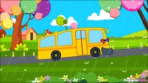 Wheels On The Bus Go Round And Round | Nursery Rhymes For Babies | New Yellow Bus by Hoopl