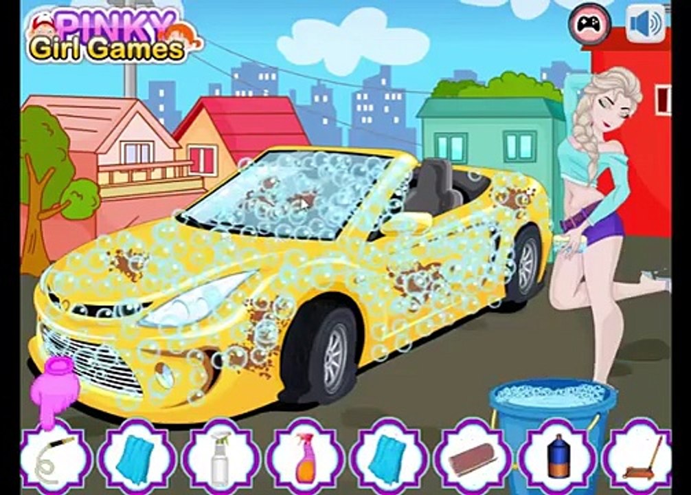 Disney Frozen Games - Elsa Car Wash – Best Disney Princess Games For Girls And Kids