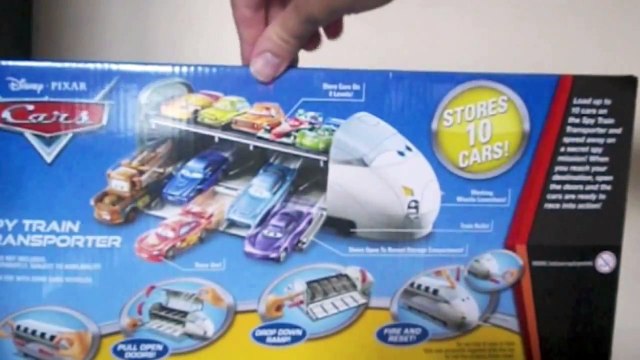 Spy Train Transporter Toy from Cars 2 Stephenson Train Disney Pixar by Mattel