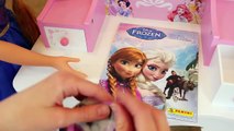 My Size Elsa Anna Dolls Makeover DISNEY PRINCESS VANITY Frozen Surprise Stickers DisneyCarToys