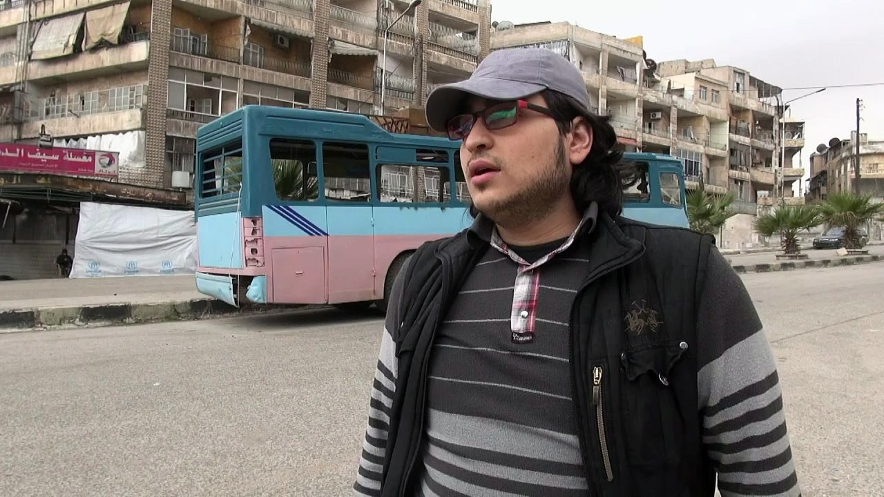Aleppo residents react to ceasefire announcement