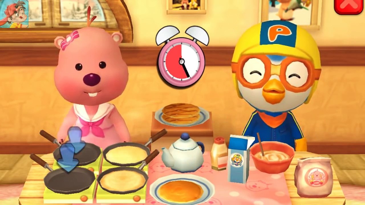 Pororo yemek yapıyor çizgi film oyun eğitici çocuk videosu
