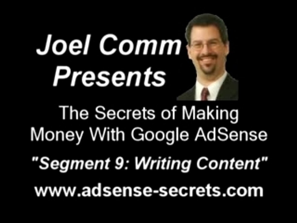 AdSense Secrets Live with Joel Comm #7
