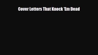 [PDF] Cover Letters That Knock 'Em Dead Read Online