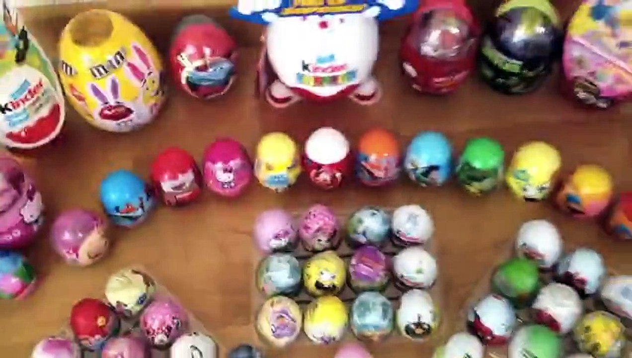 ★★ 100 SURPRISE EGGS ★★ My Kinder Suprise Eggs Collection - Surprise Toys Review