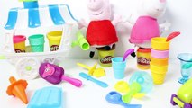 Peppa Pig Play Doh Ice Creams Peppa Playsets Play Dough Ice Cream Parlor Toy Videos