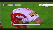 Falta de Mancinelli a Marlos Moreno - Huracan 0 vs Atl Nacional 1 - Copa Libertadores (720p Full HD)