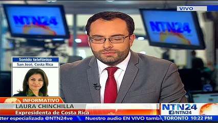 Laura Chincilla habla sobre referendo en Bolivia