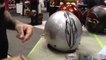 Skratch Pinstriping a Bell Custom 500 Helmet for Cycle World