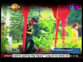 Field Marshal Sarath Fonseka sworn in