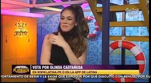Olinda Castañeda hizo el playback de una canción de Tilsa Lozano