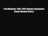 [PDF] Ford Windstar 1995-2001 (Haynes Automotive Repair Manual Series) Download Full Ebook