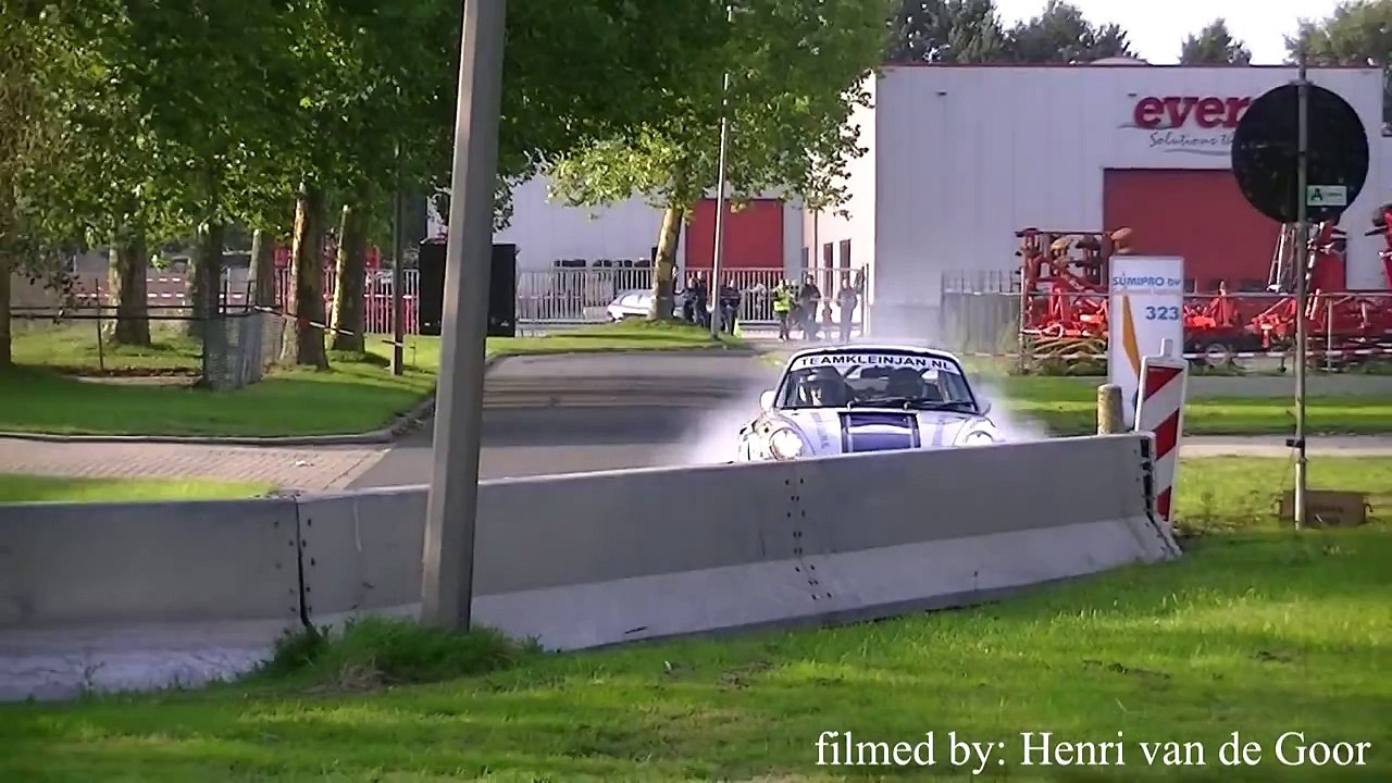 Crash Porsche 964 RSR Harry Kleinjan Hellendoorn rally 2013