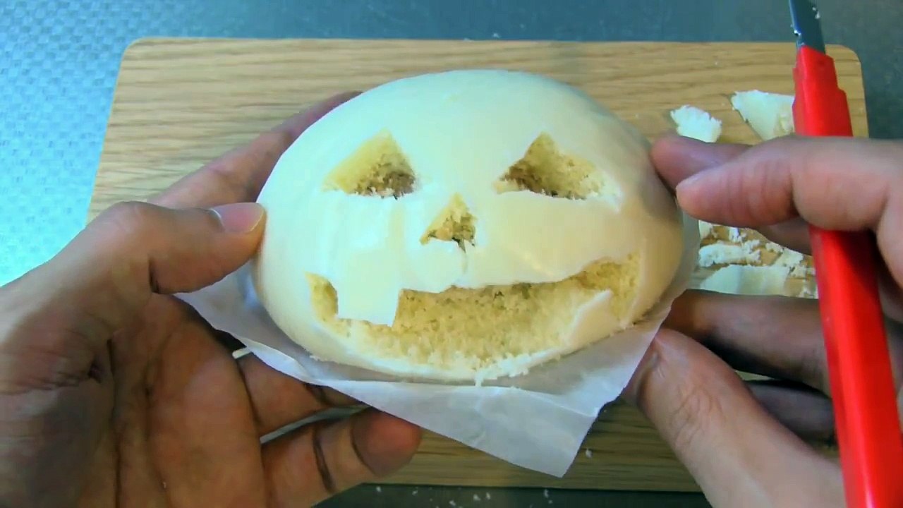 How to Make Easy Halloween Nikuman ～ 超簡単！ハロウィン肉まん 作ってみた